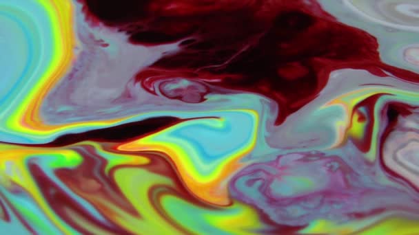 1920X1080 Fps Very Nice Abstract Colorful Vibrant Swirling Colors Explosion — Stock Video