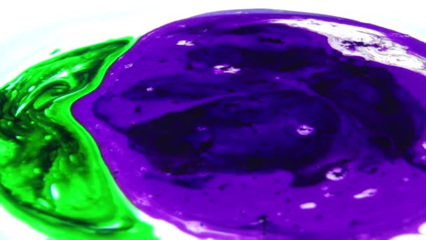 1920X1080 Fps Foarte Frumos Abstract Colorat Vibrant Swirling Culori Explozie — Videoclip de stoc