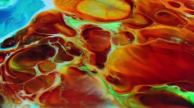 1920 x 1080 25 Fps. çok güzel soyut renkli canlı dönen renkler patlama boya patlama doku arka plan Video.