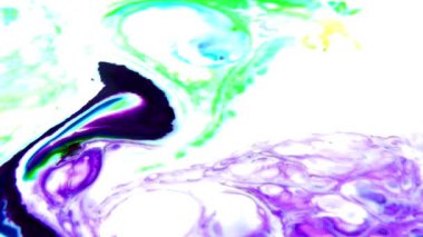 1920 x 1080 25 Fps. çok güzel soyut renkli canlı dönen renkler patlama boya patlama doku arka plan Video.