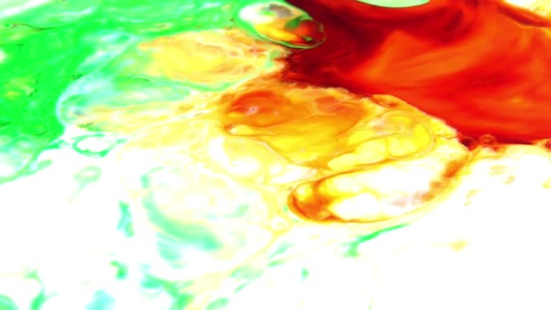 1920X1080 Fps Muito Bom Abstrato Colorido Vibrante Rodopiando Cores Explosão — Vídeo de Stock