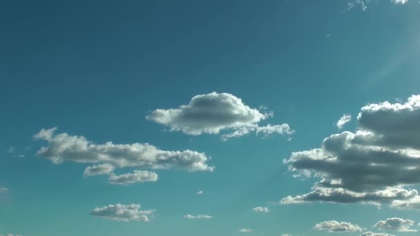 1920X1080 Fps Sehr Schöne Wolken Blauen Sauberen Himmel Zeitraffer Video — Stockvideo