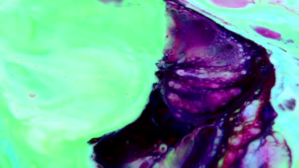 1920x1080 25 Fps. Très beau résumé Excellente peinture colorée se propage dans l'eau Texture de fond Vidéo .