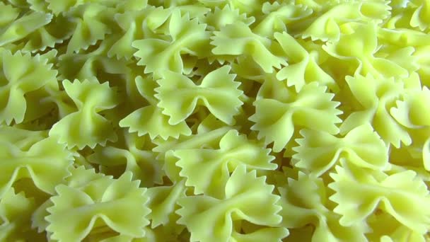 1920 1080 Fps Zeer Mooie Macaroni Pasta Eten Een Tabel — Stockvideo