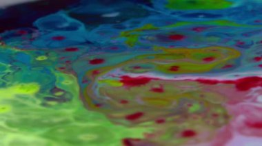 1920 x 1080 25 Fps. çok güzel soyut renkli canlı dönen renkler patlama boya patlama doku arka plan Video.