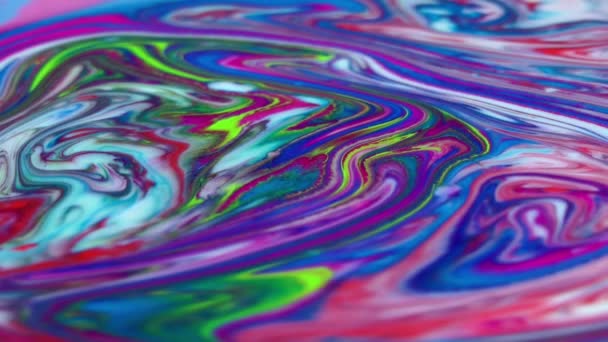 1920X1080 Fps Muito Bom Abstrato Colorido Vibrante Girando Cores Explosão — Vídeo de Stock