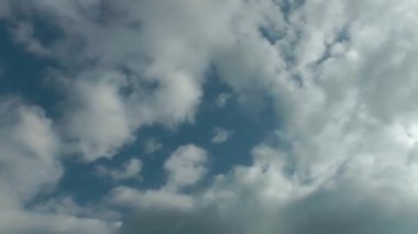 1920 x 1080 25 Fps. çok güzel bulutlarda mavi temiz gökyüzü Time Lapse Video.