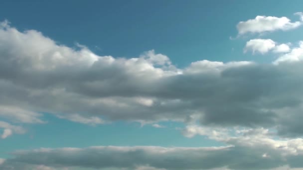 1920X1080 Fps Nubes Muy Bonitas Cielo Azul Clean Time Lapse — Vídeos de Stock