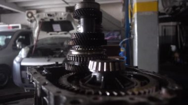 1920 x 1080. çok güzel bir araba tamir dükkanı Video.