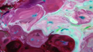 1920 x 1080 25 Fps. çok güzel soyut renk tasarım renkli girdap doku arka plan Ebru Video.