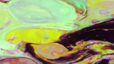 1920 x 1080 25 Fps. çok güzel soyut renk tasarım renkli girdap doku arka plan Ebru Video.