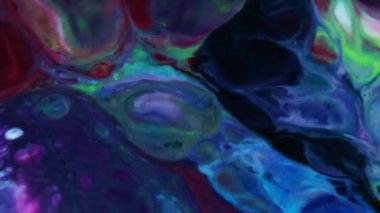 1920 x 1080 25 Fps. çok güzel soyut renkli canlı dönen renkler patlama boya patlama doku arka plan Video.