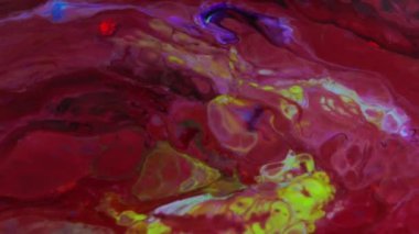 1920 x 1080 25 Fps. çok güzel soyut renkli canlı dönen renkler patlama boya patlama doku arka plan Video.