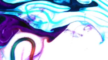 1920 x 1080 25 Fps. çok güzel soyut renkli canlı dönen renkler patlama boya patlama doku arka plan Video.