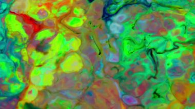 1920 x 1080 25 Fps. çok güzel soyut renkli canlı dönen renkler patlama boya patlama doku arka plan Video.