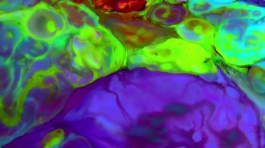 1920 x 1080 25 Fps. çok güzel soyut renkli canlı dönen renkler patlama boya patlama doku arka plan Video.
