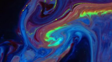 1920 x 1080 25 Fps. çok güzel soyut renkli canlı dönen renkler patlama boya patlama doku arka plan Video.