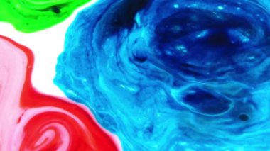 1920 x 1080 25 Fps. çok güzel soyut renkli canlı dönen renkler patlama boya patlama doku arka plan Video.