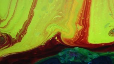 1920 x 1080 25 Fps. çok güzel soyut renkli canlı dönen renkler patlama boya patlama doku arka plan Video.