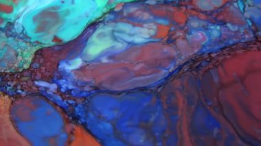 1920 x 1080 25 Fps. çok güzel soyut renkli canlı dönen renkler patlama boya patlama doku arka plan Video.