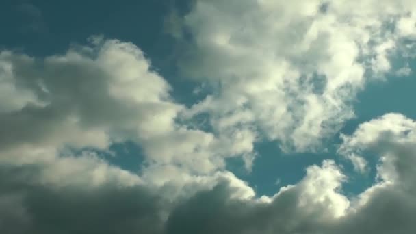 1920X1080 Fps Sehr Schöne Wolken Blauen Sauberen Himmel Zeitraffer Video — Stockvideo