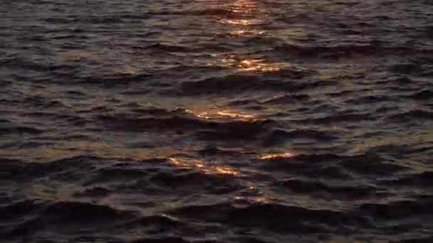 1920X108025 Fps Дуже Красива Абстрактна Морська Хвиля Сонячних Променях Відео — стокове відео