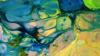 1920 x 1080 25 Fps. çok güzel soyut renkli canlı dönen renkler patlama boya patlama doku arka plan Video.