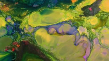 1920 x 1080 25 Fps. çok güzel soyut renkli canlı dönen renkler patlama boya patlama doku arka plan Video.