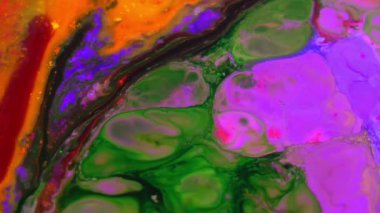 1920 x 1080 25 Fps. çok güzel soyut renkli canlı dönen renkler patlama boya patlama doku arka plan Video.