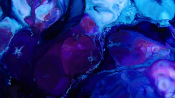 1920x1080 25 Fps. Très agréable résumé coloré vibrant tourbillonnant couleurs explosion peinture souffle texture arrière-plan vidéo .