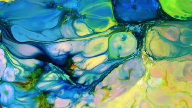 1920 x 1080 25 Fps. çok güzel soyut renkli canlı dönen renkler patlama boya patlama doku arka plan Video.