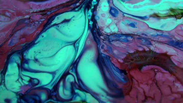 1920X1080 Fps Very Nice Abstract Colorful Vibrant Swirling Colors Explosion — Stock Video