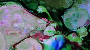 1920 x 1080 25 Fps. çok güzel soyut renkli canlı dönen renkler patlama boya patlama doku arka plan Video.