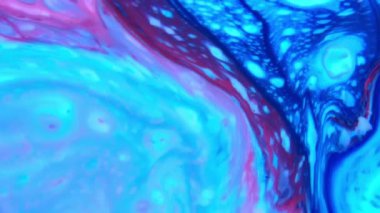 1920 x 1080 25 Fps. çok güzel mürekkep soyut sanat konusunda hava atan desen renk boya sıvı kavramı doku Video.