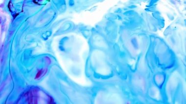 1920 x 1080 25 Fps. çok güzel mürekkep soyut sanat konusunda hava atan desen renk boya sıvı kavramı doku Video.