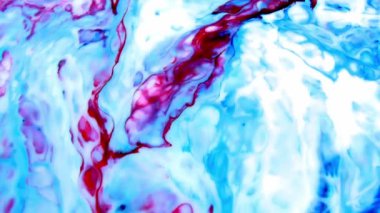 1920 x 1080 25 Fps. çok güzel mürekkep soyut sanat konusunda hava atan desen renk boya sıvı kavramı doku Video.