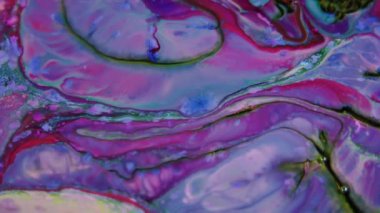 1920 x 1080 25 Fps. çok güzel mürekkep soyut sanat konusunda hava atan desen renk boya sıvı kavramı doku Video.