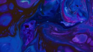 1920 x 1080 25 Fps. çok güzel mürekkep soyut sanat konusunda hava atan desen renk boya sıvı kavramı doku Video.