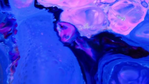 1920x1080 25 Fps. Très belle encre abstraite motif arty couleur peinture liquide concept texture vidéo .