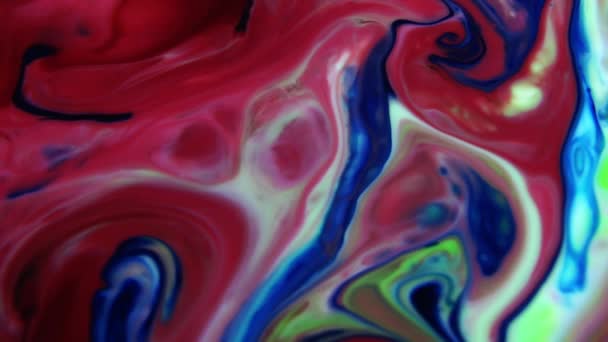 Abstract Colours Spreading Paint Swirling Blast Inglês Esta Filmagem 1920X1080 — Vídeo de Stock