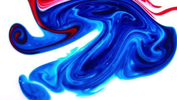 Abstract Colours Spreading Paint Swirling Blast Inglês Esta Filmagem 1920X1080 — Vídeo de Stock