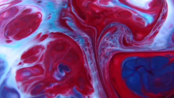 Abstract Colours Spreading Paint Swirling Blast Inglês Esta Filmagem 1920X1080 — Vídeo de Stock