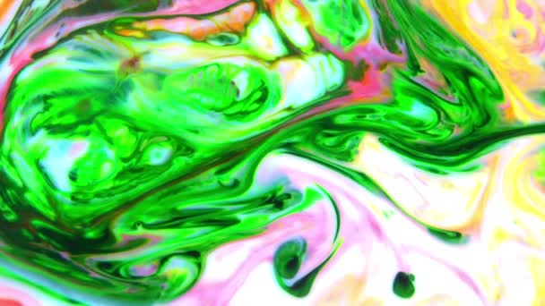 Abstract Colours Spreading Paint Swirling Blast Inglês Esta Filmagem 1920X1080 — Vídeo de Stock