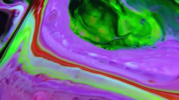 Abstract Colours Spreading Paint Swirling Blast Inglês Esta Filmagem 1920X1080 — Vídeo de Stock