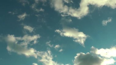 1920 x 1080 25 Fps. çok güzel bulutlarda mavi temiz gökyüzü Time Lapse Video.