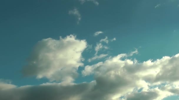 1920X1080 Fps Sehr Schöne Wolken Blauen Sauberen Himmel Zeitraffer Video — Stockvideo