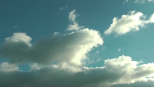 1920X1080 Fps Nubes Muy Bonitas Cielo Azul Clean Time Lapse — Vídeos de Stock