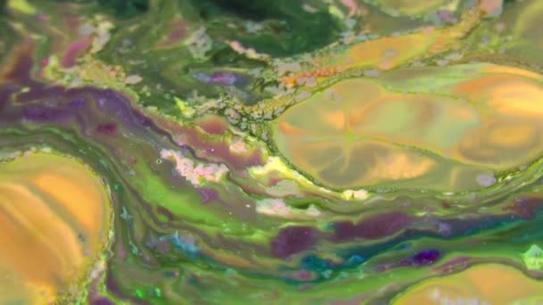 1920X1080 Fps Foarte Frumos Abstract Colorat Vibrant Swirling Culori Explozie — Videoclip de stoc