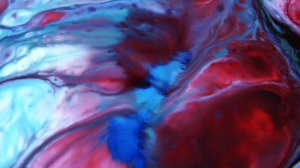 Abstract Colours Spreading Paint Swirling Blast Inglês Esta Filmagem 1920X1080 — Vídeo de Stock