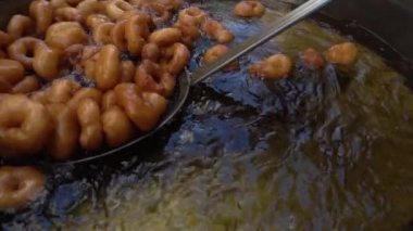 1920 x 1080 30 Fps. çok güzel Türk çörek geleneksel çörek Lokma Video.